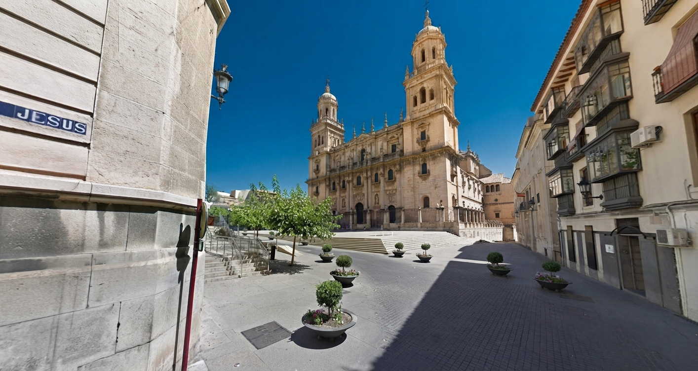 Vista Catedral de Jaén.